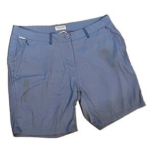 Craghoppers Prostretch Womens Blue Chino Shorts Pockets Climbing Hiking US XL/12